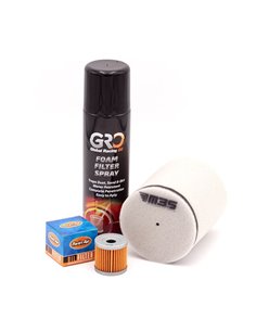 Kit filtro aire + aceite + spray filtro M3S-TWIN AIR-GRO Suzuki LTZ 400 KFX 400 DVX 400