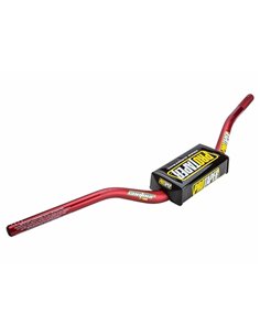 Manillar PROTAPER Contour 28 Charmichael bajo rojo