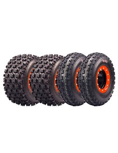 Protector de escape Polisport  4T Armadillo versión largo Negro
