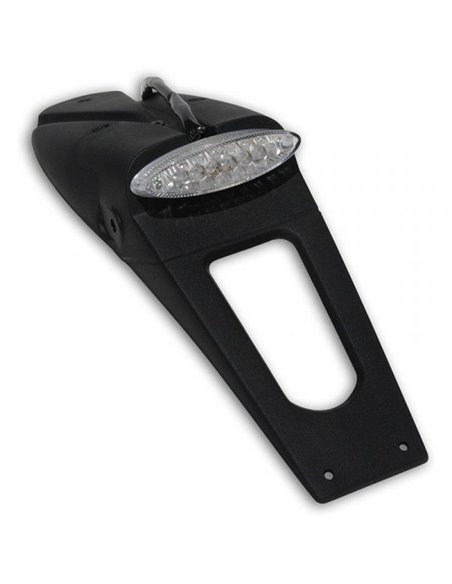 Llum del darrere i portamatrícula sense intermitents W- Clear Led-Light (E11 & Dot) negre Pp01219Kcl UFO-Plast
