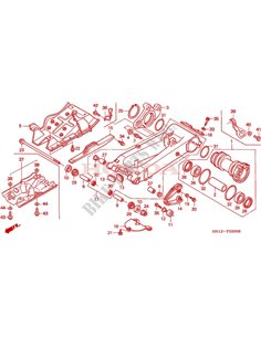 Eje basculante Original Honda TRX 400 (n23)