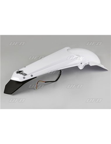 Pára-lama traseiro Enduro W- Led-Light Yamaha Yz250F branco Ya04817-046 UFO-Plast