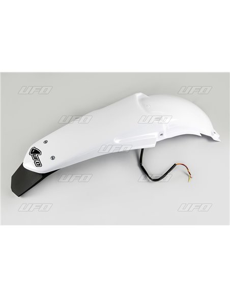 Garde boue arrière Enduro W- Led-Light Yamaha Yz125-250 blanc Ya03893-046 UFO-Plast