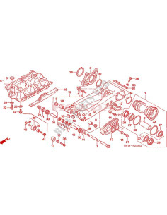 Eje basculante Original Honda TRX 450 R (n7)