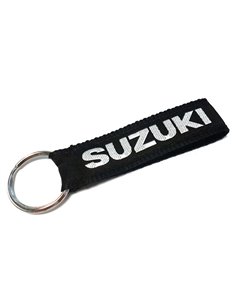 Llavero Suzuki negro y gris