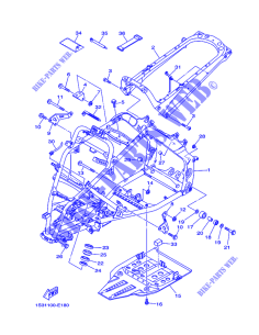 Tornillo carter Original Yamaha 700 Raptor (n10)