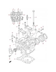 Arandela culata original Suzuki LTZ 400 (n10)