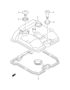 Junta tapa culata original LTZ 400 (n2)