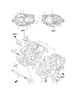 Separador carter original LTZ 400 (n10)