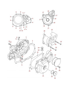 Cubierta embrague original LTZ 400 2005-2007 (n1)