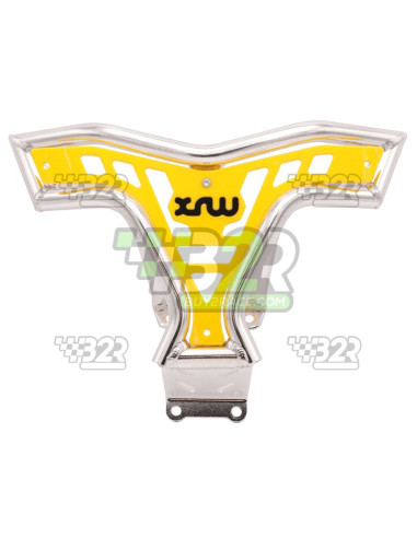 Defensa delantera XRW aluminio X16 PULIDO y AMARILLO Suzuki LTR 450