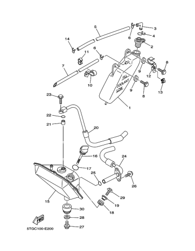 Pinon embrague arranque original LTZ 400 (n8)