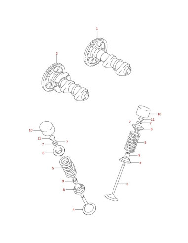 Semiconos valvula original LTZ 400 (n7)