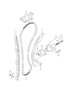 Patin cadena distribucion original LTZ 400 (n4)