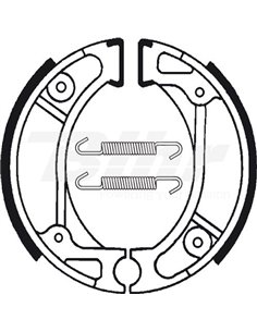 Tecnium BA057 brake shoes Position: Front