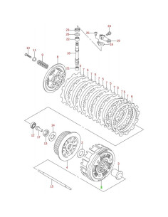 Arandela embrague original LTZ 400 (n2)