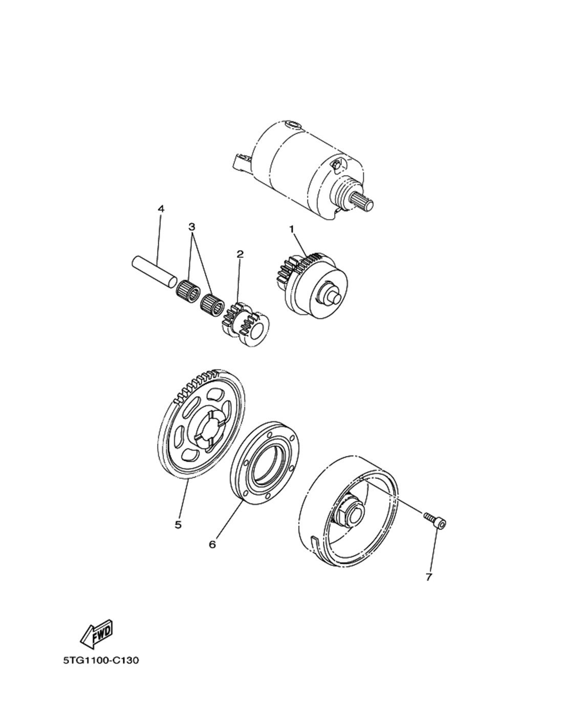 Arandela embrague original LTZ 400 2004 (n14)