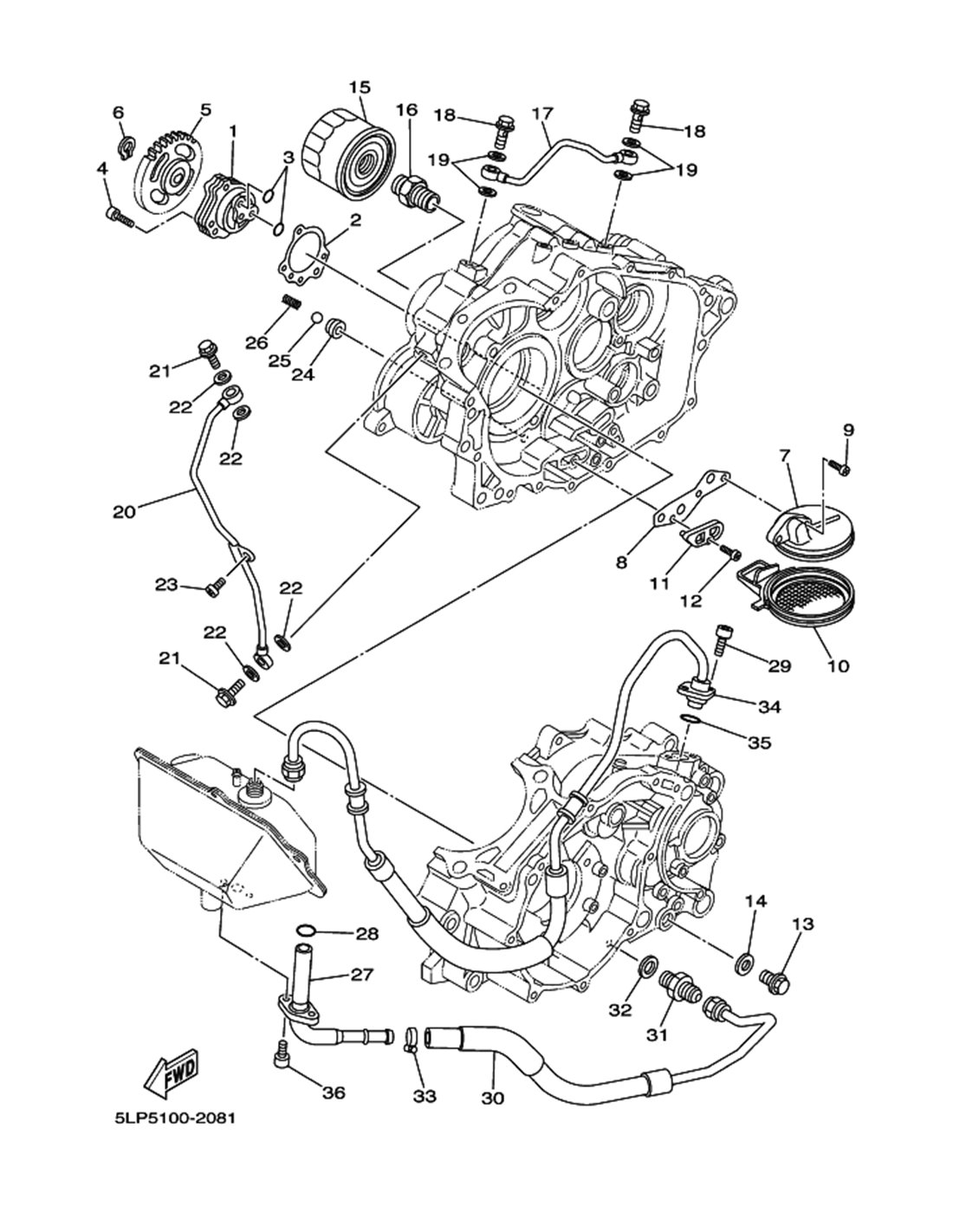 Buje completo M3S YFS 200 Blaster con rodamientos y retenes 1988 2002