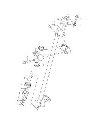 Etiqueta tensor cadena original LTZ 400 (n5)