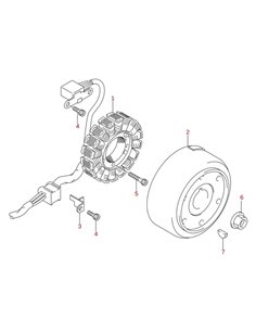 Pletina encendido original LTZ 400 (n3)