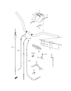 Cable embrague manillar original LTZ 400 2004 (n14)
