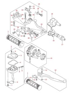Rótula de trapecio FRAP 2159M rosca principal hembra 12mm / extremo 8mm