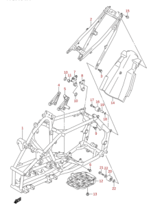 Pletina cuadro original LTR 450 (n8)