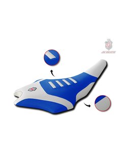 Funda de asiento JN SEATS azul y blanca para Yamaha YFZ 450 R