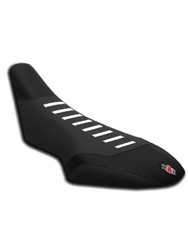 Funda de asiento JN SEATS negra y blanca para LTR 450