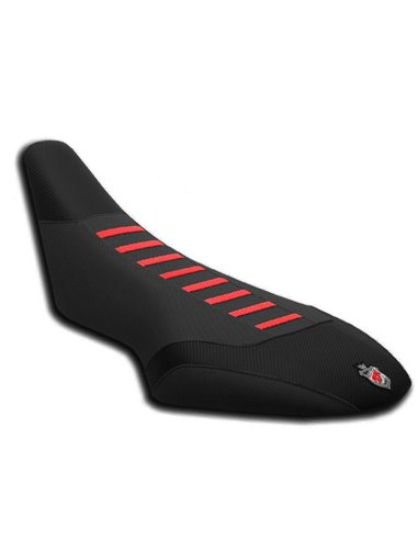 Funda de asiento JN SEATS negra y roja para LTR 450