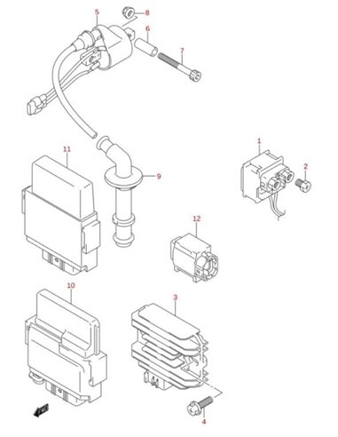 Motor de arranque Arrowhead YFM 660 RAPTOR
