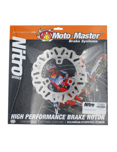 Disco de freno floreado trasero NITRO SERIES MOTOMASTER 190mm Honda TRX 450 R 04-14