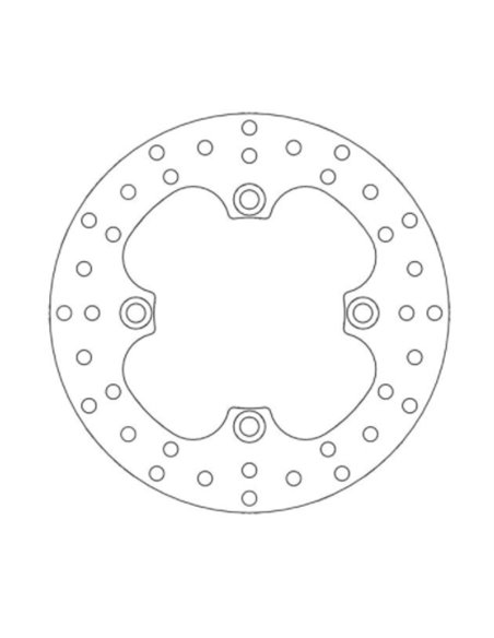 Disco de freno trasero ROUND DISC SERIES MOTOMASTER 220 LTZ 400 TRX 400 KFX 400 Honda XR