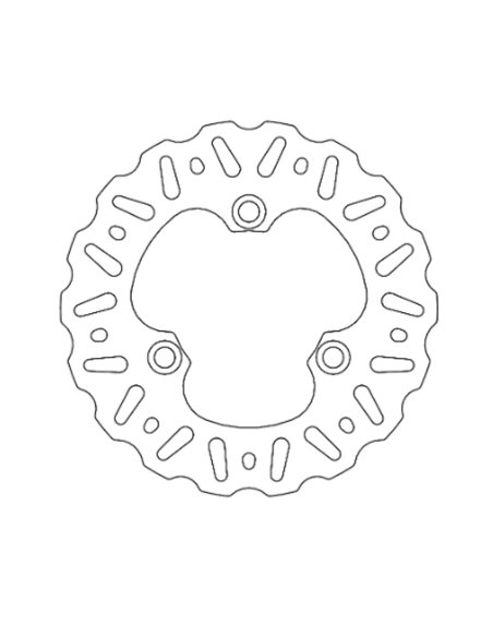 Disco de freno floreado trasero NITRO SERIES MOTOMASTER 190mm Suzuki LTR 450 06-11