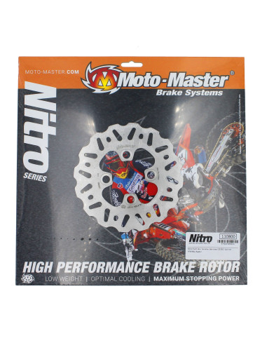 Disco de freno floreado delantero NITRO SERIES MOTOMASTER 161mm YFM 350 660 700 YFZ 450 04-08 BANSHEE 350 YFS 200