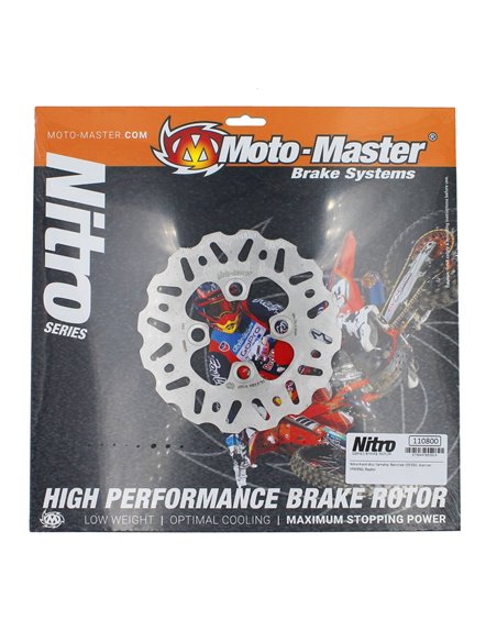 Disco de freno floreado delantero NITRO SERIES MOTOMASTER 161mm YFM 350 660 700 YFZ 450 04-08 BANSHEE 350 YFS 200