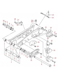 Arandela tensor cadena original Suzuki LTR 450 (n25)
