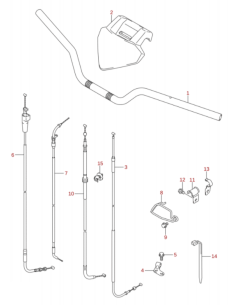 Cable starter original Suzuki LTR 450 (n7) K6 K7