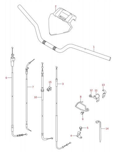 Cable starter original Suzuki LTR 450 (n7) K6 K7