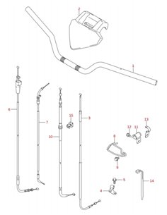 Abrazadera brida original Suzuki LTR 450 (n14)