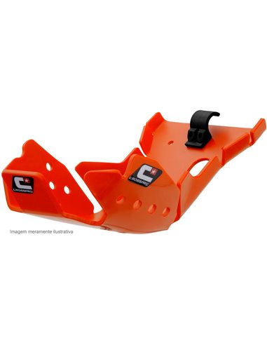 Protector de cárter enduro Crosspro DTC NARANJA KTM EXC-F 450 500 17-19