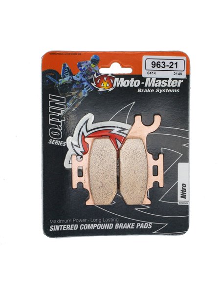 Pastillas de freno delantero NITRO SERIES MOTOMASTER 096321 Suzuki KING QUAD 400 450 500 700 750
