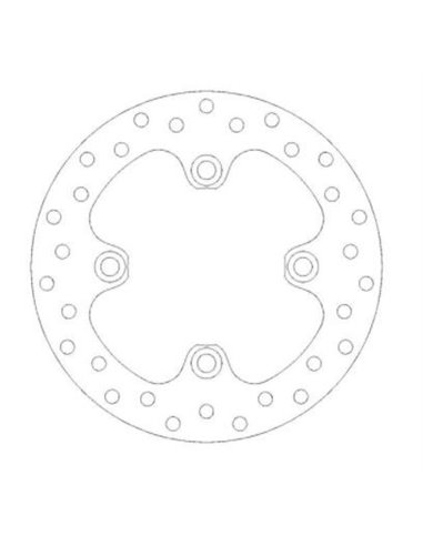 Disco de freno delantero izquierdo/derecho ROUND DISC SERIES MOTOMASTER 110346 KING QUAD