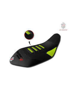 Funda de asiento JN SEATS negra y verde para Raptor 700