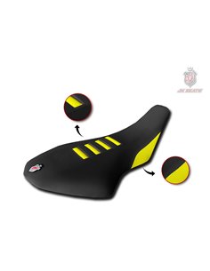 Funda de asiento JN SEATS negra y amarilla para LTR 450