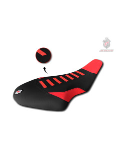 Funda de asiento JN SEATS negra y roja para LTR 450