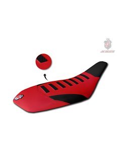 Funda de asiento JN SEATS roja y negra para Yamaha YFZ 450