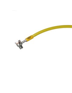 Latiguillo metalico HEL trasero AMARILLO 51 cm