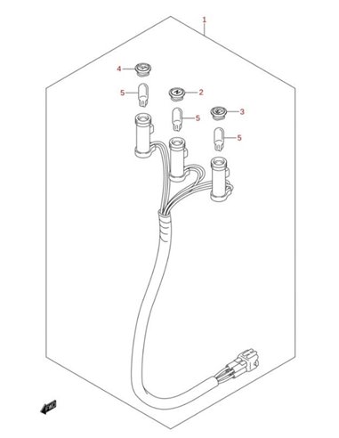 Piloto ambar original Suzuki LTR 450 (n3)