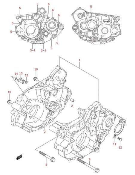 Tuerca M10x1.25 original LTZ 400